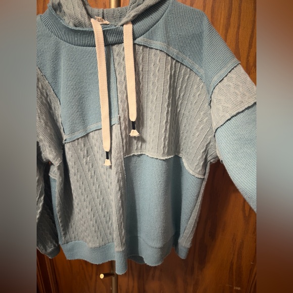 POL Cut Sew Oversized Pullover Hoodie Size Medium - Picture 8 of 14